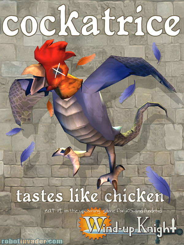Cockatrice tastes like chicken